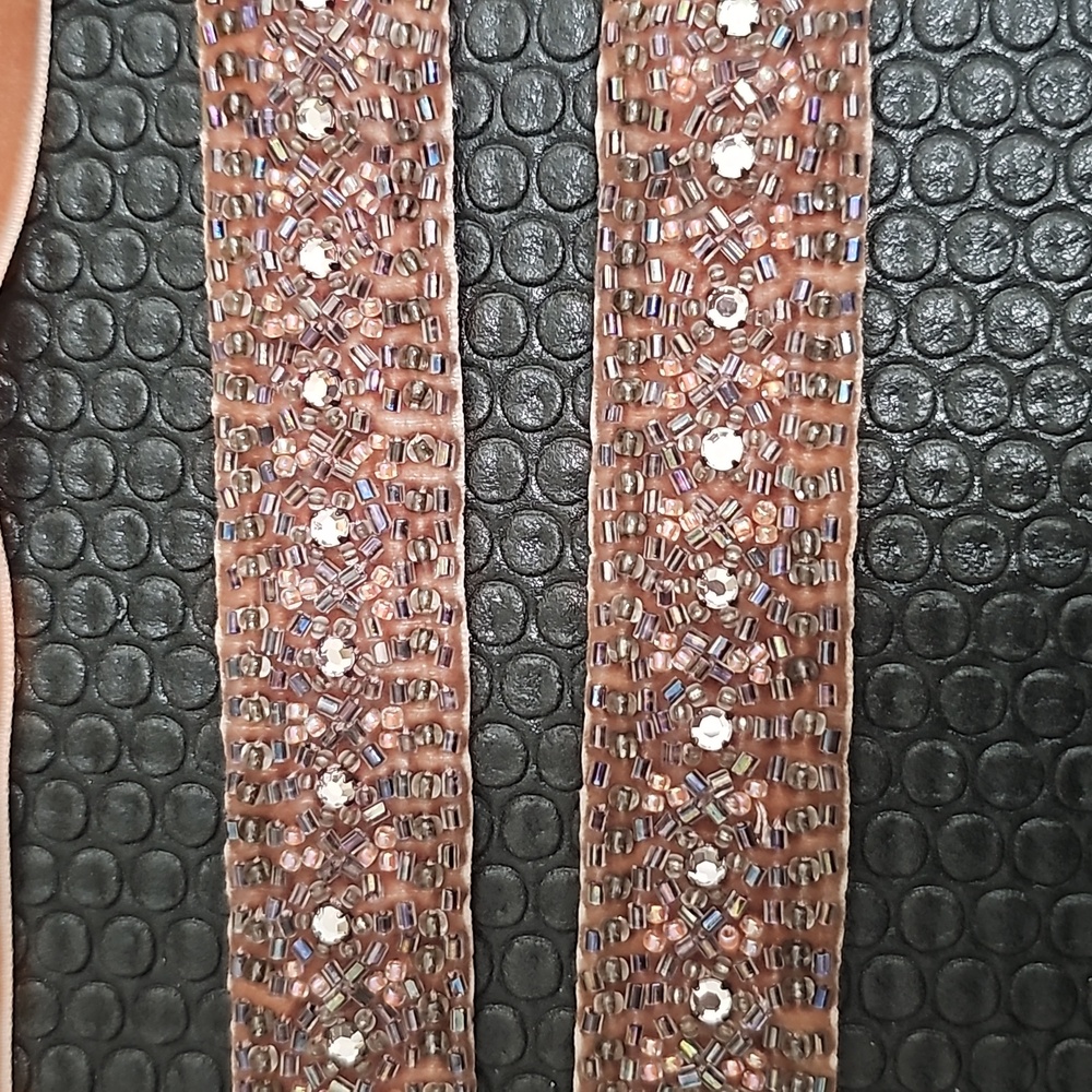 Jcrew rhinestone sequin ribbon belt